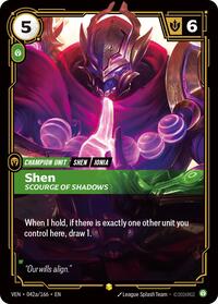 Vendetta - Shen, Scourge of Shadows (Alternate Art) (Foil)