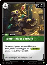 Vendetta - Tomb-Raider Barbara (Foil)