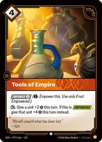 Vendetta - Tools of Empire (Foil)
