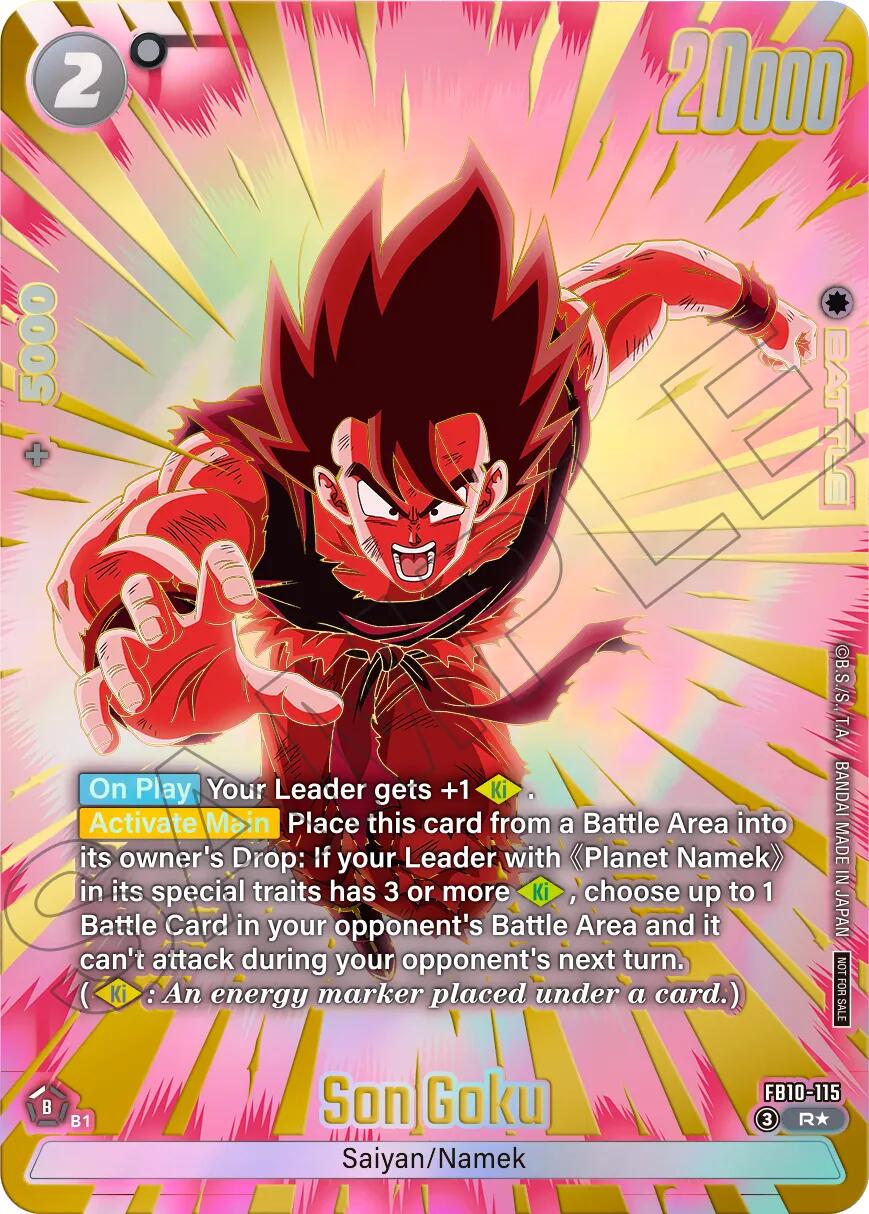 Son Goku (FB10-115) (Limited Pack 26-27 WAVE2) [Fusion World Tournament Cards]