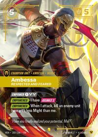 Vendetta - Ambessa, Respected and Feared (Overnumbered) (Foil)