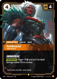 Vendetta - Ambessa, The Wolf (Alternate Art) (Foil)