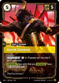 Vendetta - Aurok General (Foil)