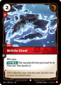 Vendetta - Brittle Steel (Foil)