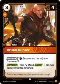 Vendetta - Brutal Hunter (Foil)