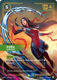 Vendetta - Irelia, Fervent (Overnumbered) (Foil)