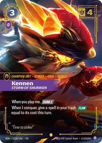 Vendetta - Kennen, Storm of Shuriken (Alternate Art) (Foil)