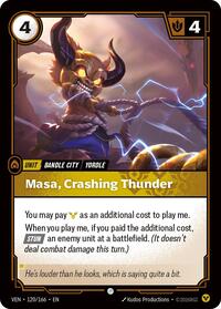Vendetta - Masa, Crashing Thunder (Foil)