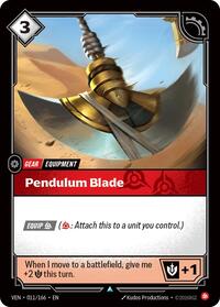 Vendetta - Pendulum Blade (Foil)