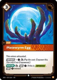Vendetta - Platewyrm Egg (Foil)