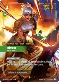 Vendetta - Riven, Shattered (Overnumbered) (Foil)
