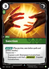 Vendetta - Sanction