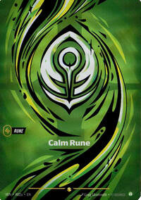 Vendetta - Calm Rune (R02a) (Foil)