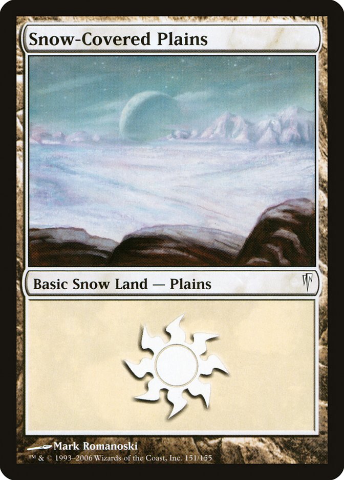 Snow-Covered Plains [Coldsnap] (Display Case)