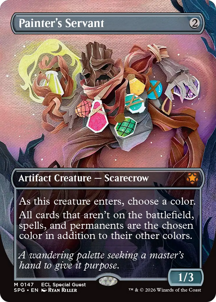 Painter's Servant (Borderless) [Lorwyn Eclipsed Special Guests] (Display Case)