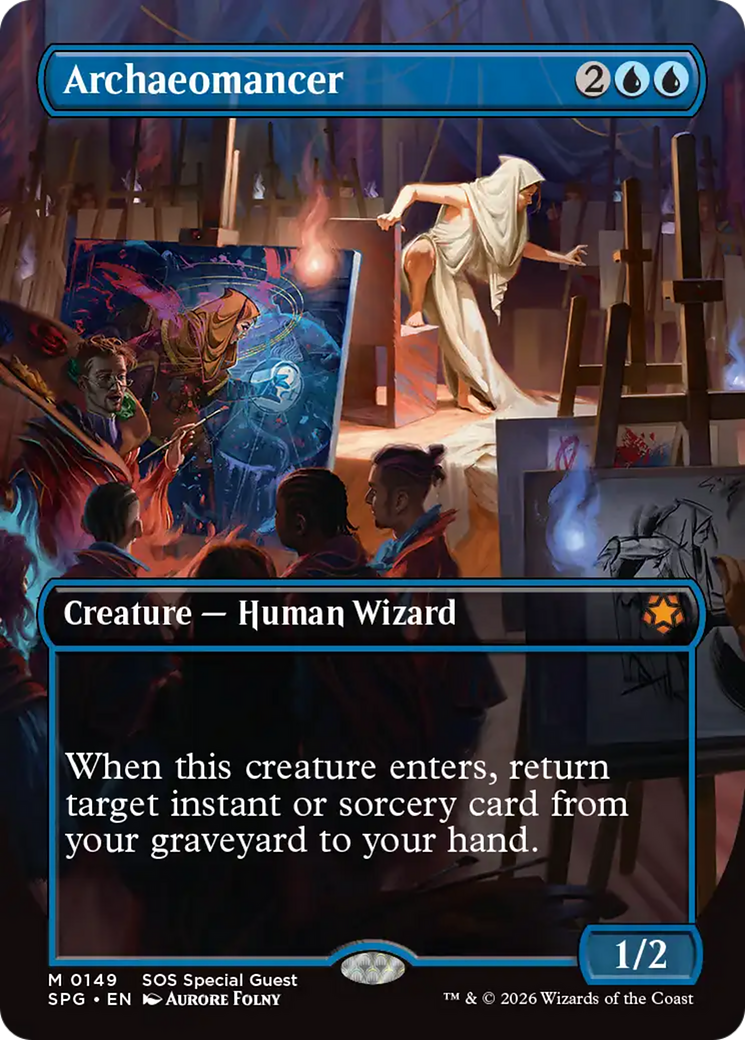 Archaeomancer (Borderless) [Secrets of Strixhaven Special Guests] (Display Case)