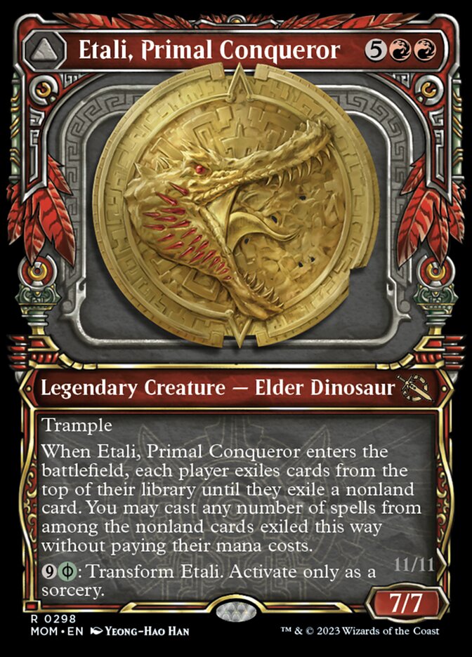 Etali, Primal Conqueror // Etali, Primal Sickness (Showcase Planar Booster Fun) [March of the Machine] (Display Case)