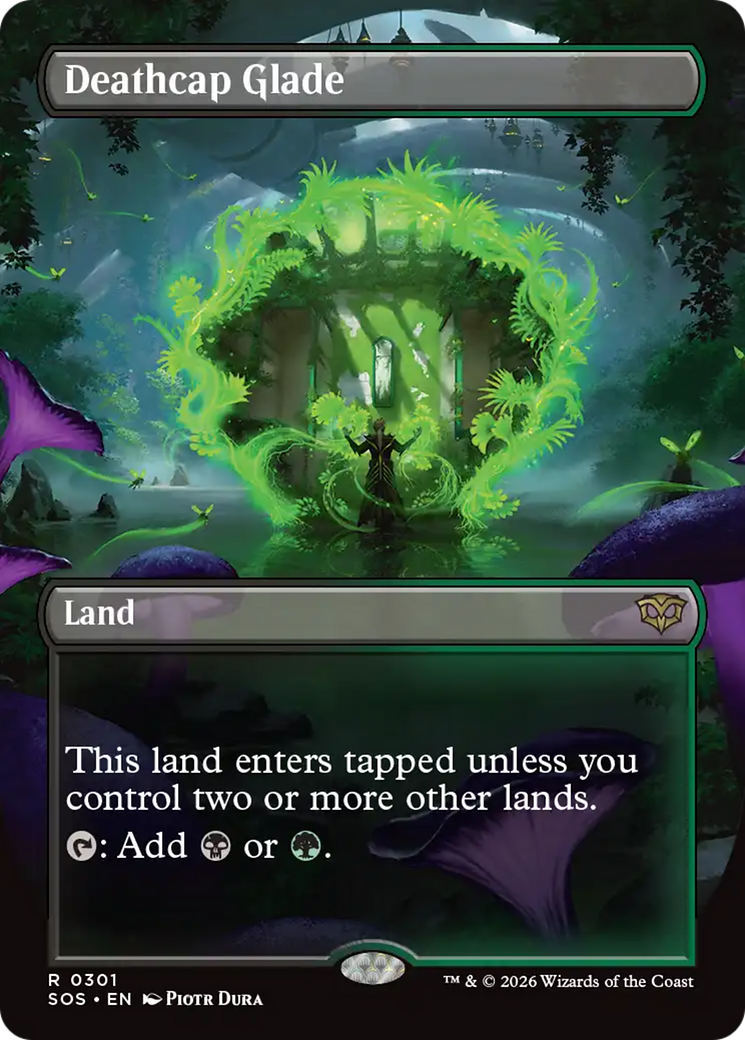 Deathcap Glade (Borderless) [Secrets of Strixhaven] (Display Case)
