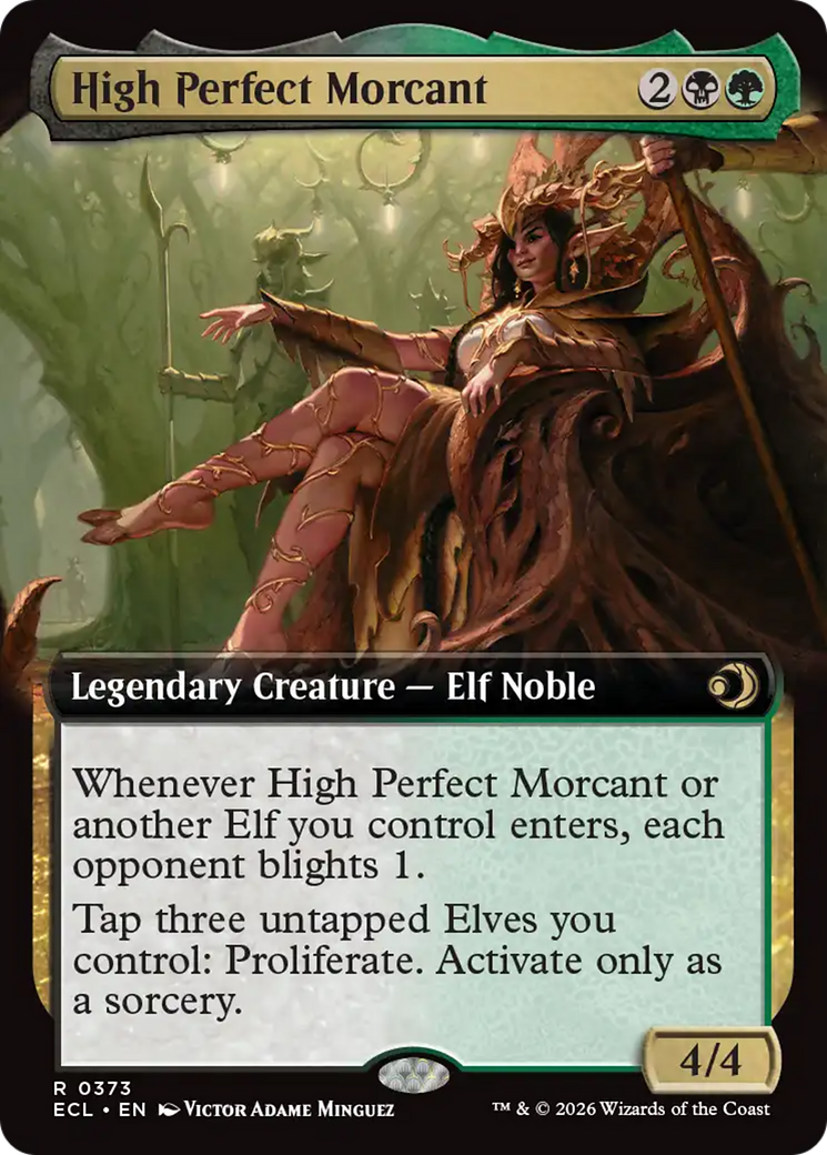 High Perfect Morcant (Extended Art) [Lorwyn Eclipsed] (Display Case)