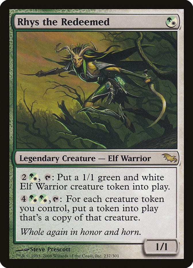 Rhys the Redeemed [Shadowmoor] (Display Case)