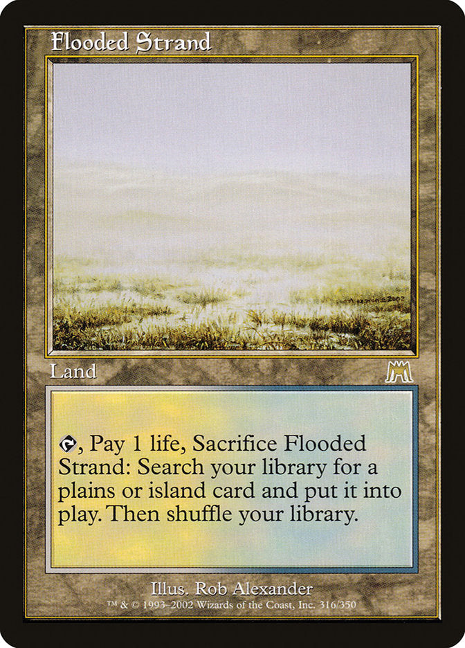 Flooded Strand [Onslaught] (Display Case)