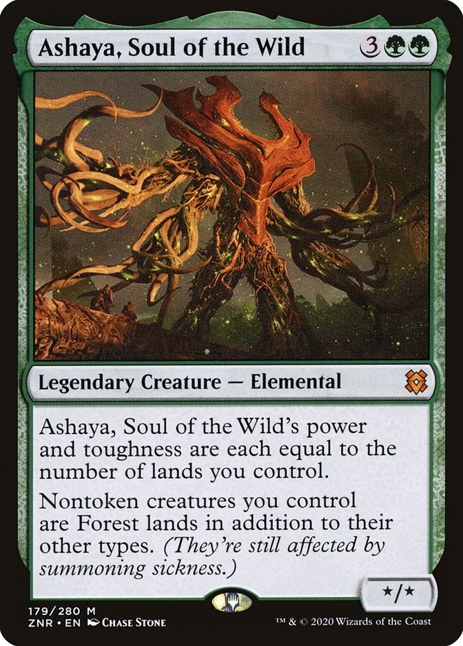 Ashaya, Soul of the Wild [Zendikar Rising] (Display Case)