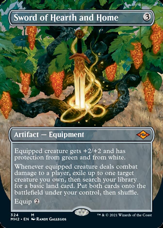 Sword of Hearth and Home (Borderless Alternate Art) [Modern Horizons 2] (Display Case)
