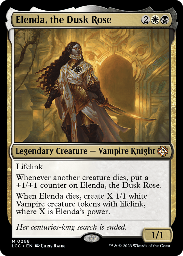 Elenda, the Dusk Rose [The Lost Caverns of Ixalan Commander] (Display Case)