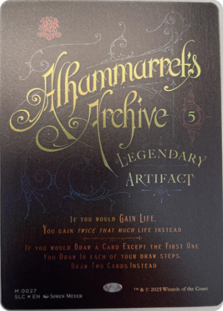 Alhammarret's Archive [Secret Lair Countdown Kit]