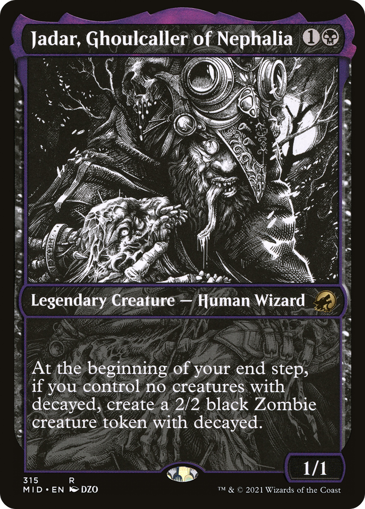 Jadar, Ghoulcaller of Nephalia (Showcase Eternal Night) [Innistrad: Midnight Hunt] (Display Case)