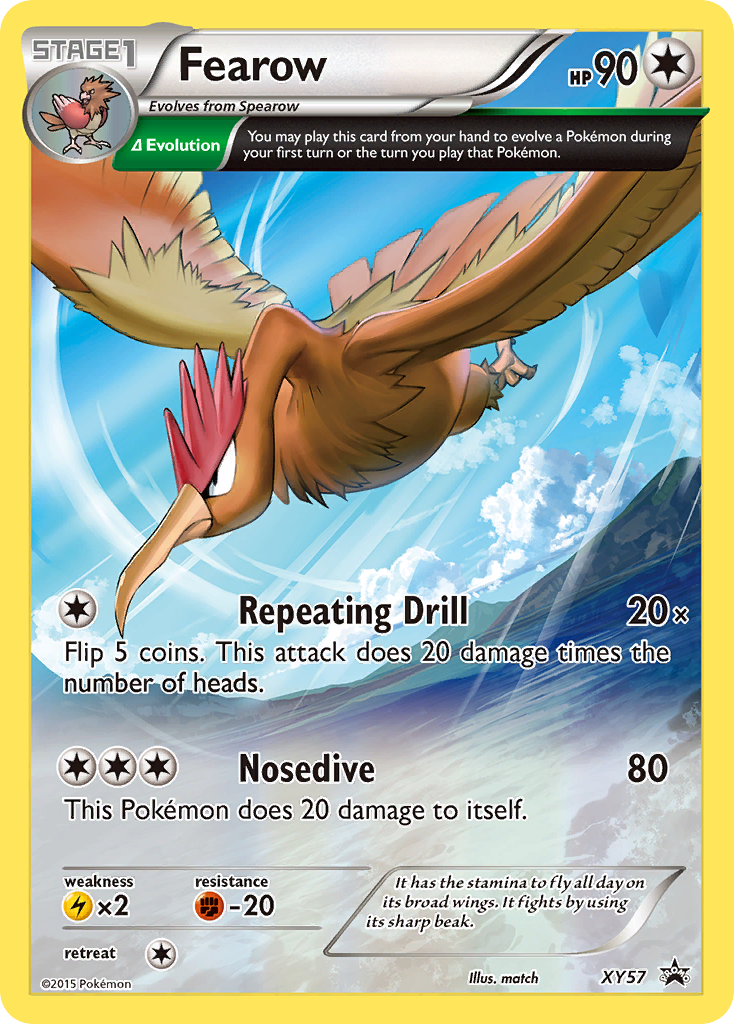 Fearow (XY57) [XY: Black Star Promos] (Display Case)