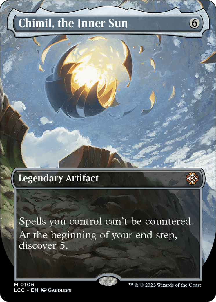 Chimil, the Inner Sun (Borderless) [The Lost Caverns of Ixalan Commander] (Display Case)