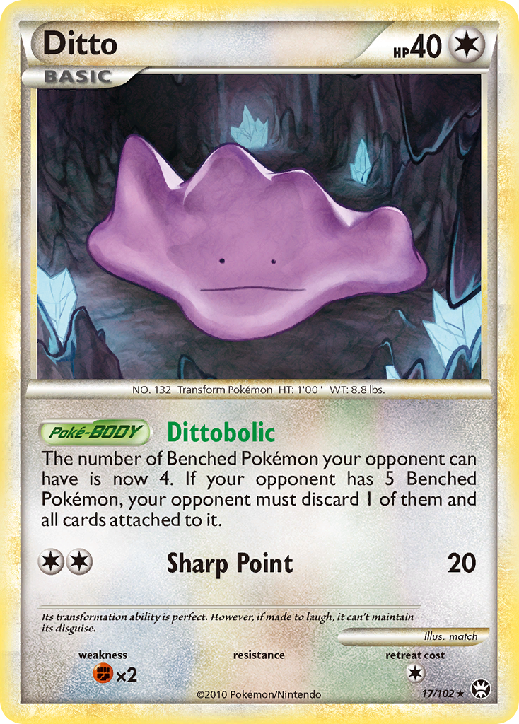 Ditto (17/102) [HeartGold & SoulSilver: Triumphant] (Display Case)