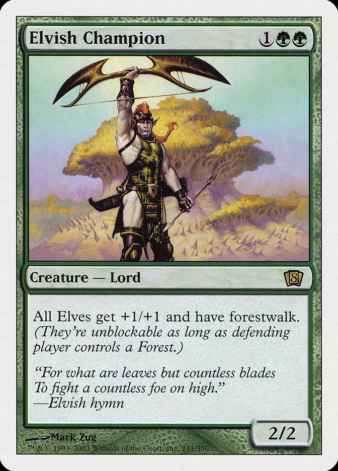 Elvish Champion [Eighth Edition] (Display Case)