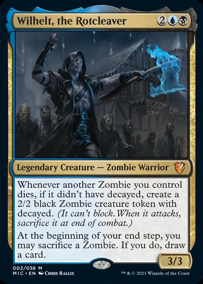 Wilhelt, the Rotcleaver [Innistrad: Midnight Hunt Commander] (Display Case)
