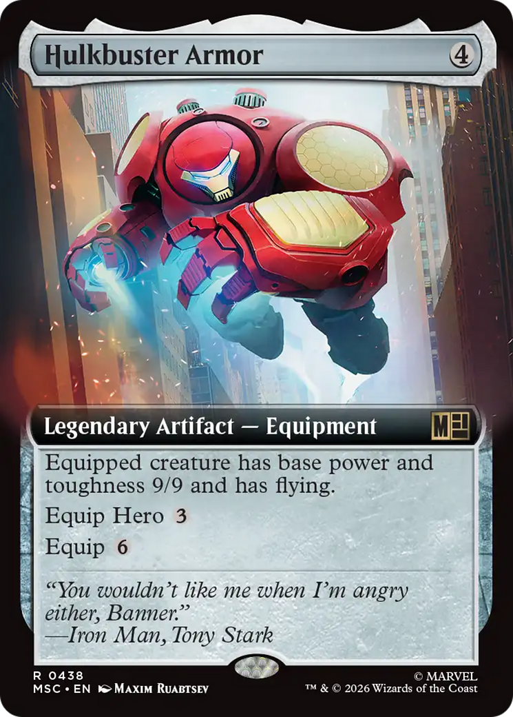 Hulkbuster Armor (Extended Art) [Marvel Super Heroes Commander] (Display Case)