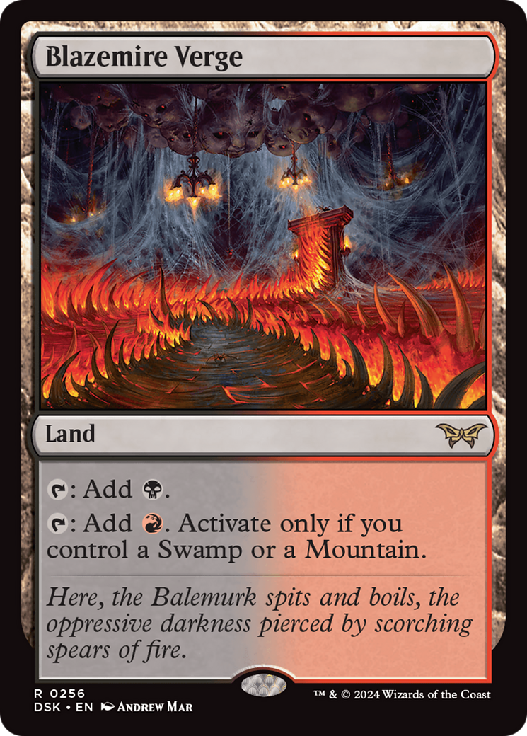 Blazemire Verge [Duskmourn: House of Horror] (Display Case)