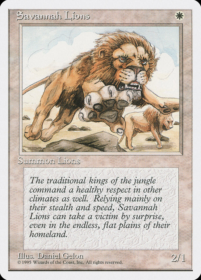 Savannah Lions [Fourth Edition] (Display Case)