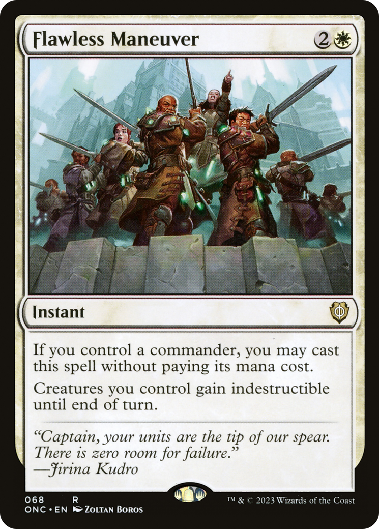 Flawless Maneuver [Phyrexia: All Will Be One Commander] (Display Case)