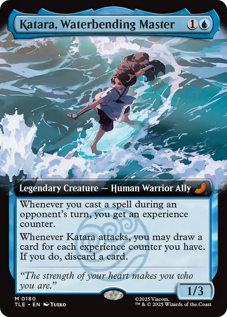Katara, Waterbending Master (Extended Art) [Avatar: The Last Airbender: Eternal-Legal] (Display Case)