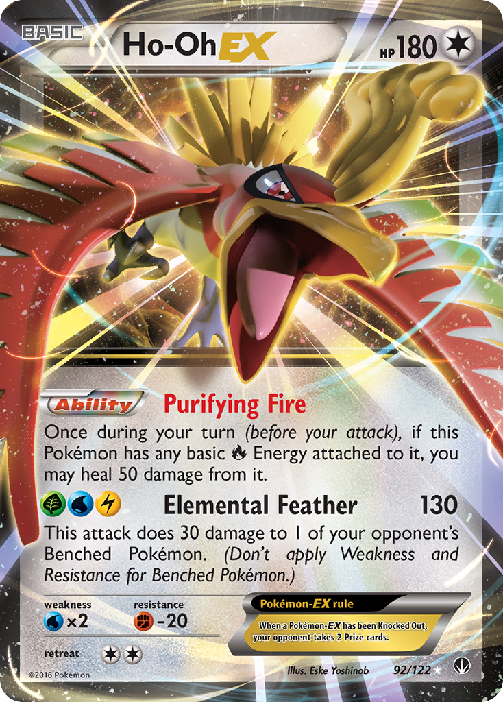 Ho-Oh EX (92/122) [XY: BREAKpoint] (Display Case)
