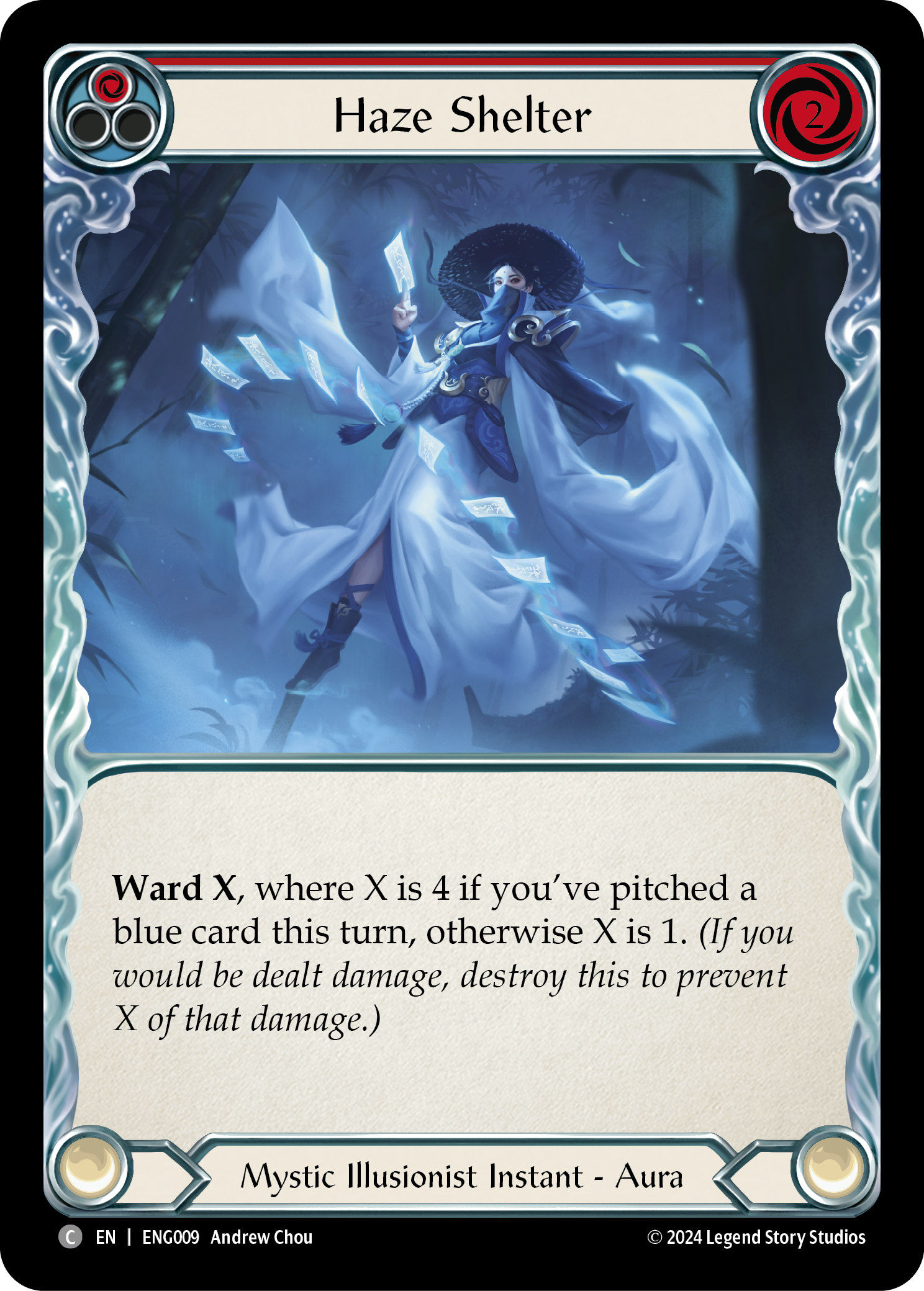 Haze Shelter [ENG009] (Part the Mistveil Enigma Blitz Deck)