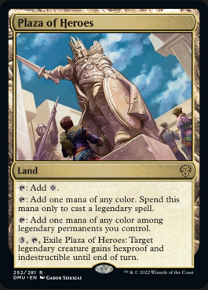 Plaza of Heroes [Dominaria United] (Display Case)