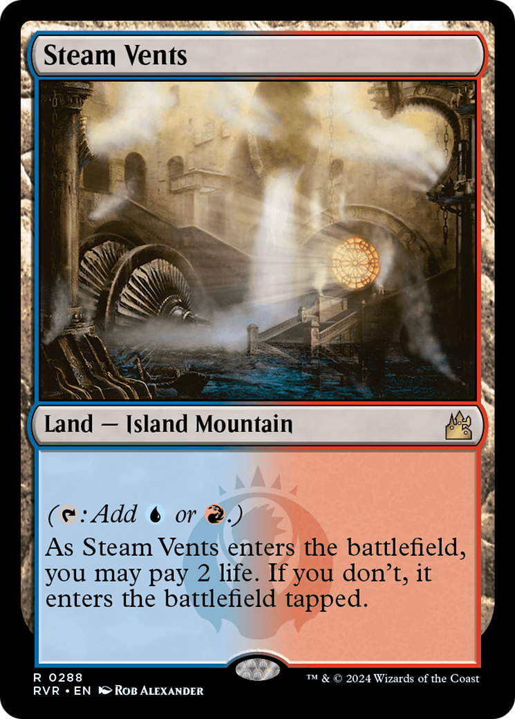 Steam Vents [Ravnica Remastered] (Display Case)