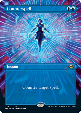 Counterspell (Borderless Alternate Art) [Modern Horizons 2] (Display Case)