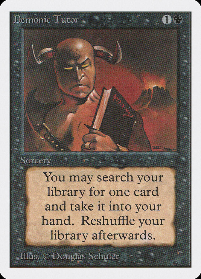 Demonic Tutor [Unlimited Edition] (Display Case)