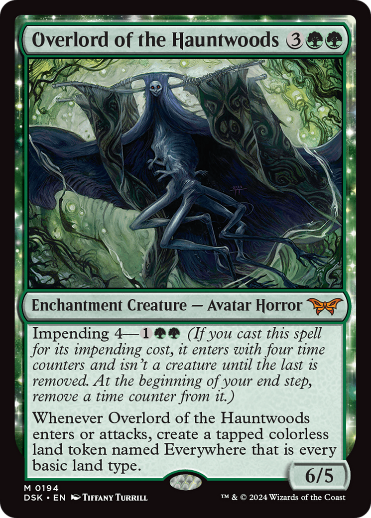 Overlord of the Hauntwoods [Duskmourn: House of Horror] (Display Case)