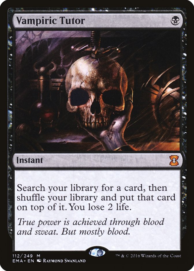 Vampiric Tutor [Eternal Masters] (Display Case)