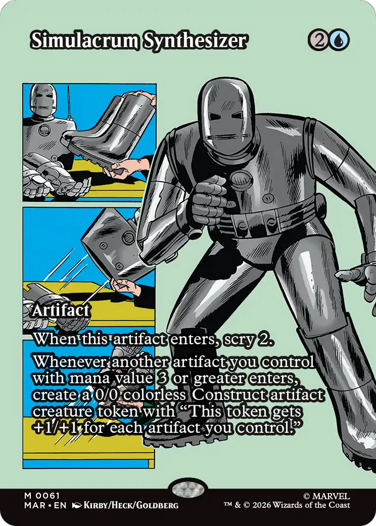 Simulacrum Synthesizer (Borderless) [Marvel Universe: Eternal-Legal] (Display Case)