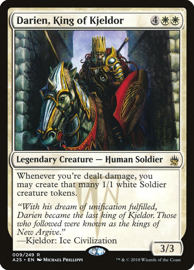 Darien, King of Kjeldor [Masters 25] (Display Case)